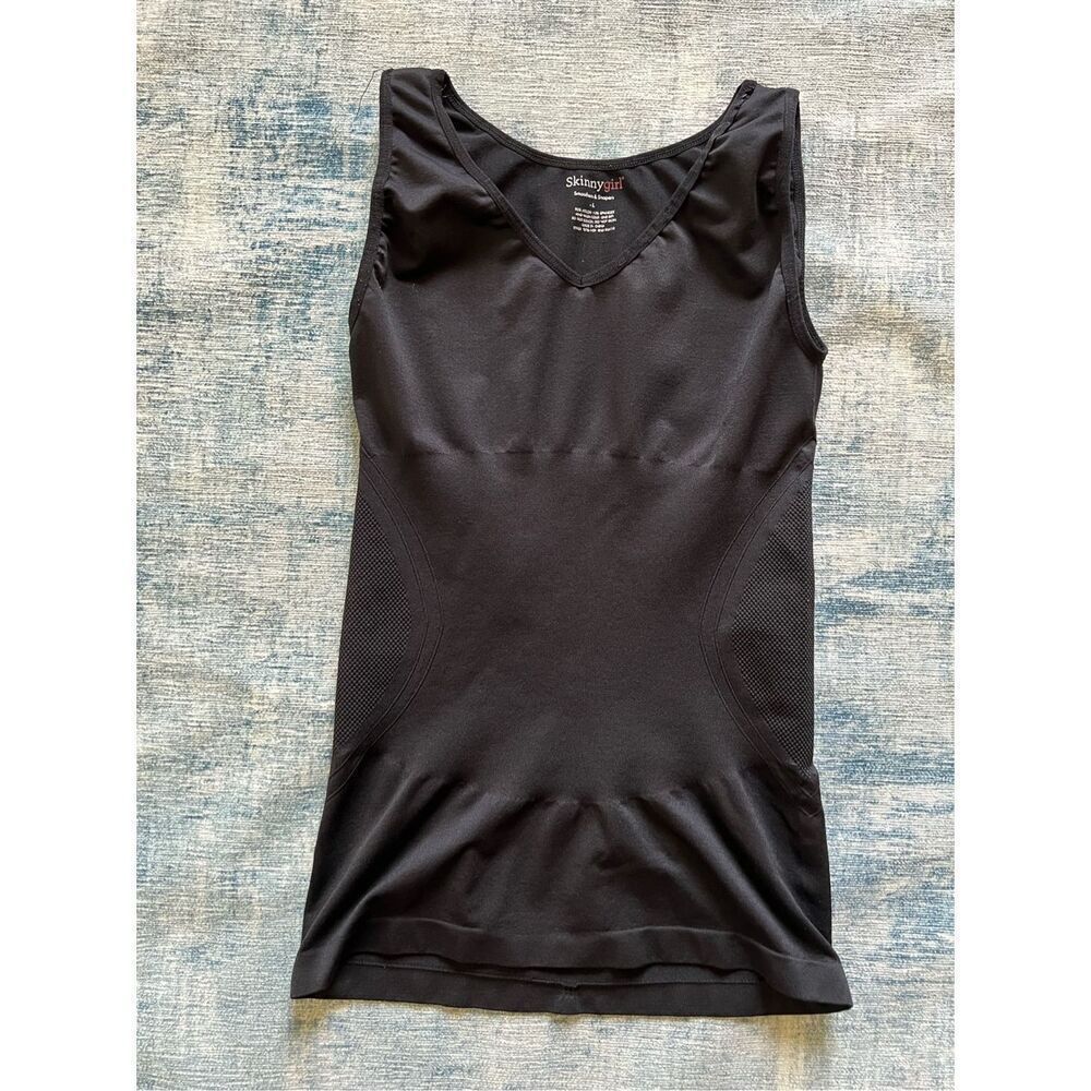 Jockey Black Slimming Smoothing Shapewear Tank Top L